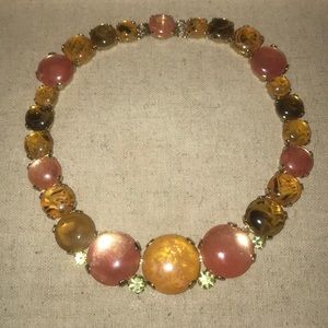 Banana Republic Glass Statement Necklace